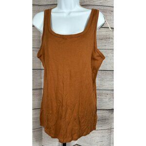 A New Day Women’s Tank Top Brown Sleeveless Shirt NWT Size XL